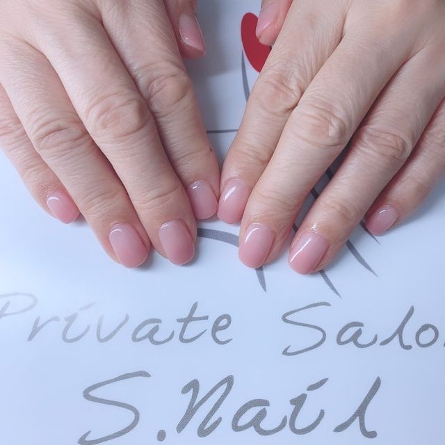 ✦••シンプルジェル••✦ スクエアグラデーション💅💕 ネイルサロン エスネイル Private Salon S.Nail