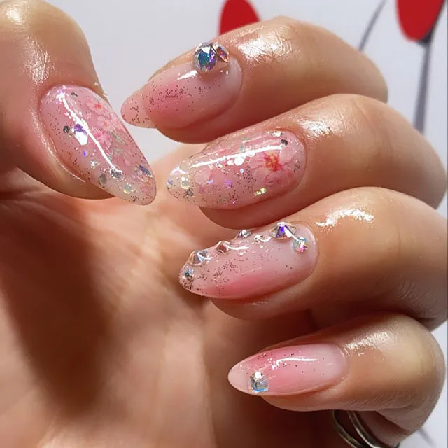 デザインジェル　先取り春🌸ネイル♪♪♪ ネイルサロン エスネイル Private Salon S.Nail