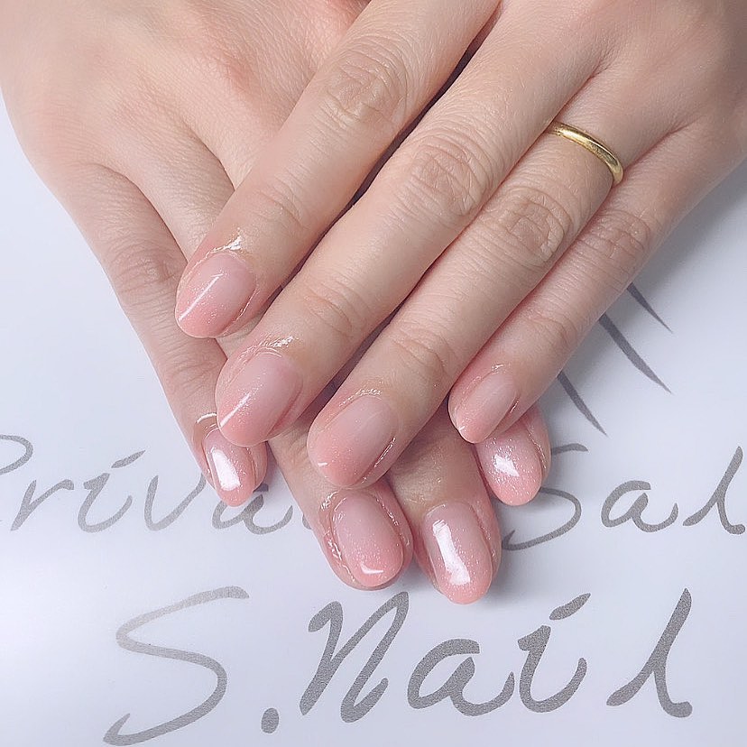 Simple gel 綺麗に見えるグラデーションお作りできます🫰🏻✨ ネイルサロン エスネイル Private Salon S.Nail