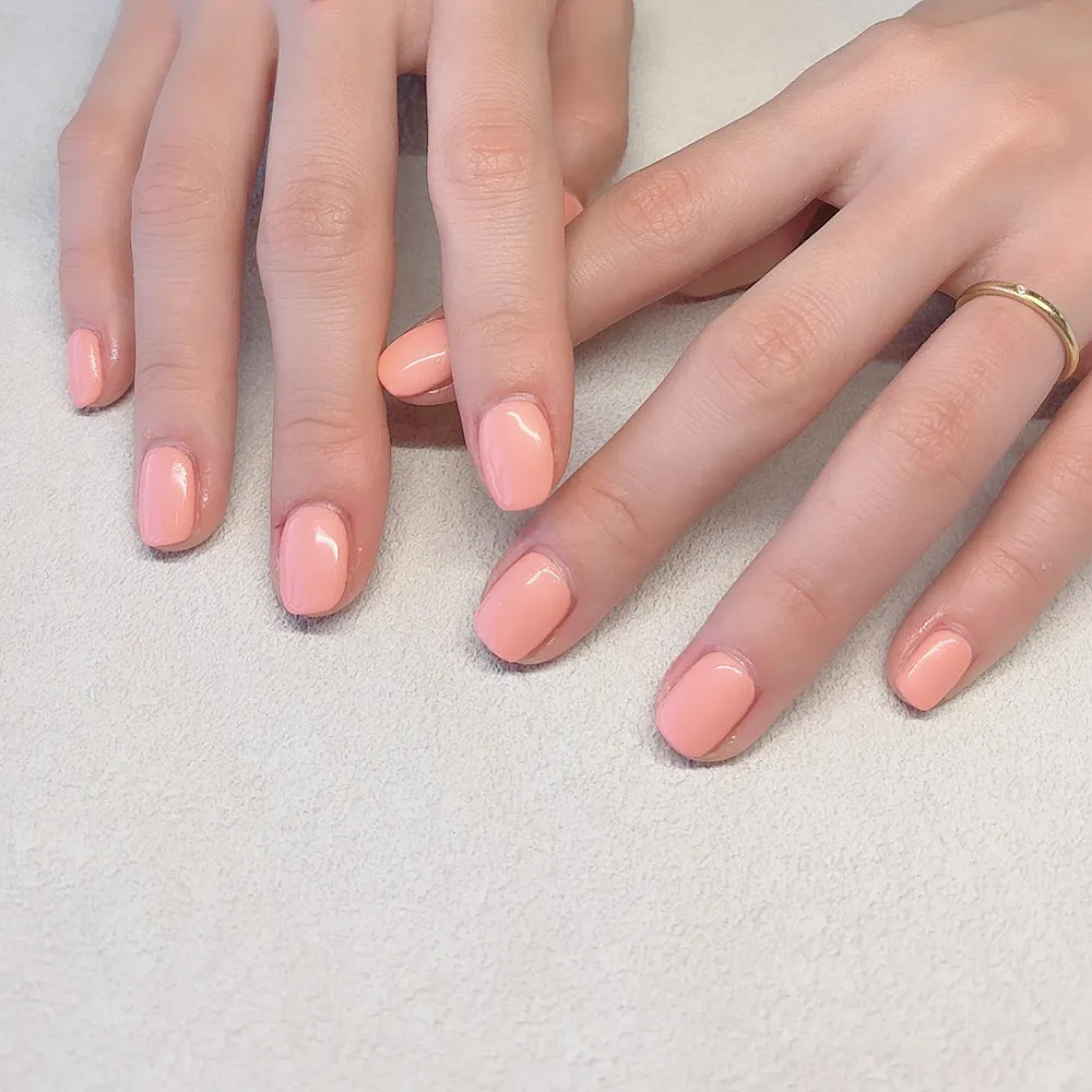 One color Orange..🫶🏻🧡 ネイルサロン エスネイル Private Salon S.Nail