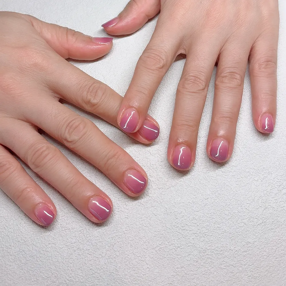 Gradation ぶどうカラー🍇♡ ネイルサロン エスネイル Private Salon S.Nail
